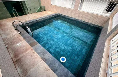 Casa residencial à venda em Boqueirão, Santos – 3 suítes, 2 vagas, churrasqueira, financiamento aceito