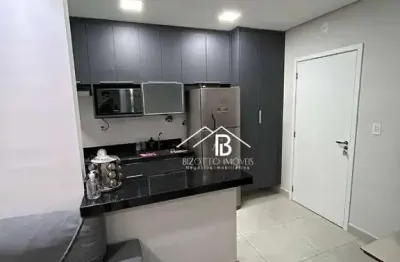 Apartamento com 2 dormitórios todo planejado  à venda, 51 m² por r$ 395.000 - jardim casablanca - indaiatuba/sp