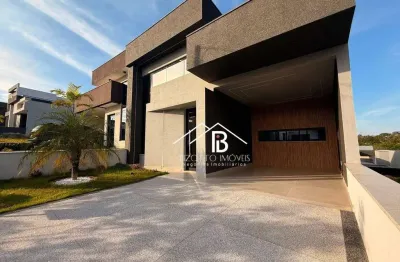 Casa com 3 dormitórios à venda, 140 m² por r$ 1.300.000,00 - loteamento park gran reserve - indaiatuba/sp