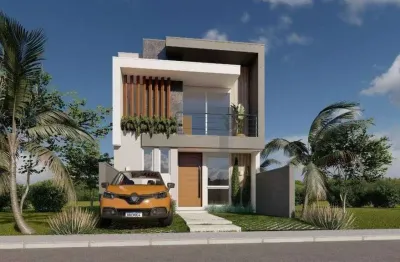 Casa com 3 dormitórios com suíte à venda, 125 m² - primavera - gravataí/rs