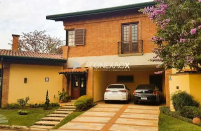 Casa em condomínio fechado com 3 quartos à venda na rua eliseu teixeira de camargo, 401, sítios de recreio gramado, campinas, 374 m2 por r$ 1.950.000