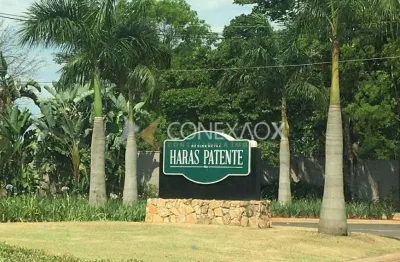 Terreno em condomínio fechado à venda na avenida haras patente, residencial haras patente, jaguariúna por r$ 680.000