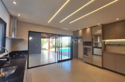 Casa em condomínio fechado com 3 quartos à venda na rua miguel busato, 2780, jardim são marcos, valinhos, 270 m2 por r$ 1.779.000