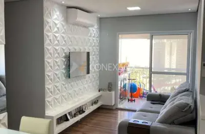Apartamento com 3 quartos à venda na avenida das amoreiras, 633, parque itália, campinas, 77 m2 por r$ 750.000