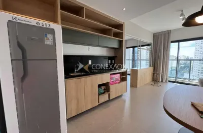 Apartamento com 1 quarto para alugar no cambuí, campinas , 39 m2 por r$ 5.000