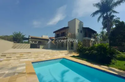 Casa em condomínio fechado com 5 quartos à venda na rua geraldo de castro andrade, s/nº, jardim santa marcelina, campinas, 426 m2 por r$ 2.990.000