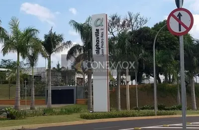Terreno em condomínio fechado à venda na rua josé peressinoto, s/n, alphaville dom pedro 2, campinas por r$ 1.280.000