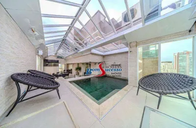 Cobertura à venda, 406 m² por r$ 10.570.000,00 - jardim anália franco - são paulo/sp