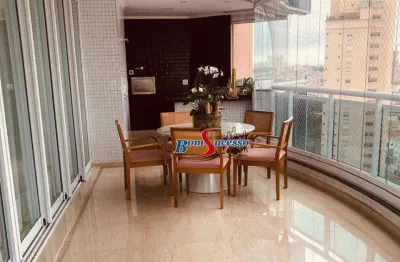 Apartamento com 4 dormitórios à venda, 265 m² por r$ 3.500.000,00 - jardim anália franco - são paulo/sp