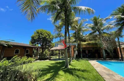 Sobrado com 5 dormitórios à venda, 420 m² por r$ 1.700.000,00 - jardim guaiuba - guarujá/sp