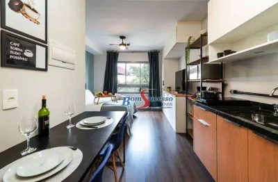 Studio com 1 dormitório, 31 m² - venda por r$ 449.000,00 ou aluguel por r$ 3.500,00/mês - tatuapé - são paulo/sp