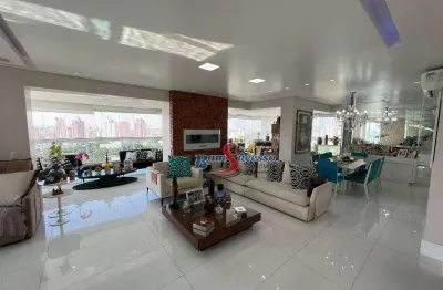 Apartamento com 4 dormitórios à venda, 241 m² por r$ 3.700.000,00 - jardim anália franco - são paulo/sp