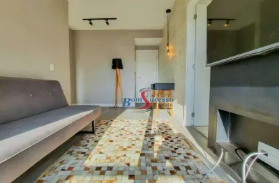 Apartamento com 1 dormitório à venda, 43 m² por r$ 550.000,00 - tatuapé - são paulo/sp