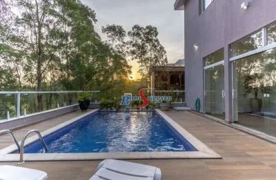 Sobrado à venda, 497 m² por r$ 3.500.000,00 - condomínio aruã brisas - mogi das cruzes/sp