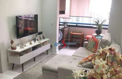 Apartamento com 3 dormitórios à venda, 69 m² por r$ 590.000 - tatuapé - são paulo/sp