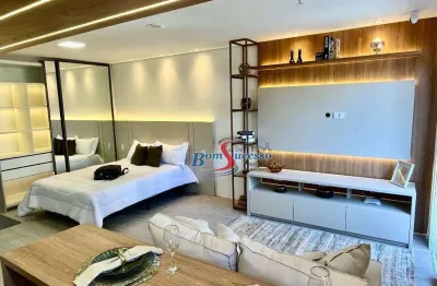 Studio com 1 dormitório à venda, 35 m² por r$ 419.900,00 - jardim anália franco - são paulo/sp