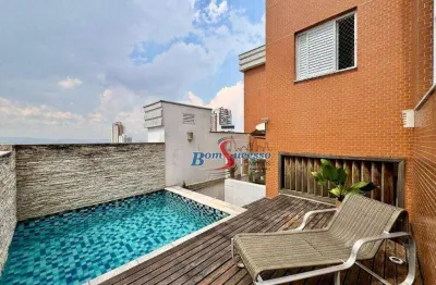 Cobertura com 4 dormitórios à venda, 396 m² por r$ 4.029.900,00 - jardim anália franco - são paulo/sp