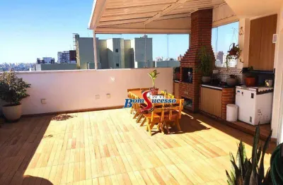 Cobertura com 3 dormitórios à venda, 131 m² por r$ 1.385.000,00 - tatuapé - são paulo/sp