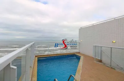 Cobertura com 3 dormitórios à venda, 180 m² por r$ 1.200.000,00 - jardim marina - mongaguá/sp