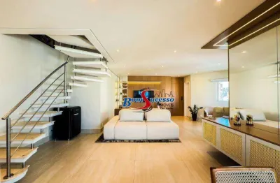 Cobertura com 3 dormitórios à venda, 240 m² por r$ 3.470.000,00 - jardim anália franco - são paulo/sp