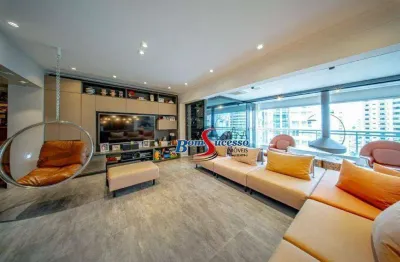 Apartamento com 3 dormitórios à venda, 280 m² por r$ 5.000.000,00 - jardim anália franco - são paulo/sp