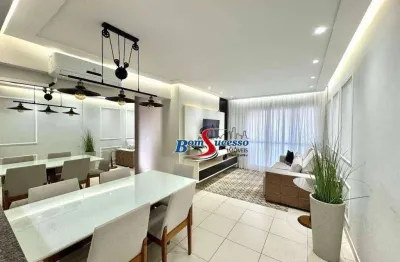 Apartamento com 2 dormitórios à venda, 82 m² por r$ 1.270.000 - guilhermina - praia grande/sp