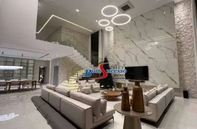 Sobrado com 5 dormitórios à venda, 950 m² por r$ 9.590.000 - condomínio residencial ecoville - araçariguama/sp