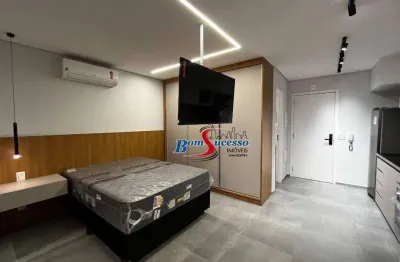 Studio com 1 dormitório para alugar, 36 m² por r$ 4.615/mês - tatuapé - são paulo/sp