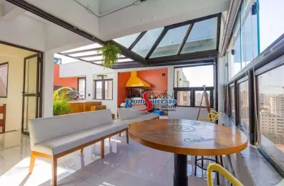 Cobertura com 3 dormitórios à venda, 180 m² por r$ 1.290.000,00 - tatuapé - são paulo/sp