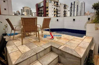 Cobertura com 3 dormitórios à venda, 188 m² por r$ 1.550.000 - jardim anália franco - são paulo/sp