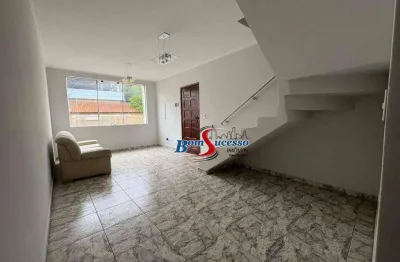 Sobrado com 3 dormitórios para alugar, 168 m² por r$ 3.700,00/mês - vila santa clara - são paulo/sp