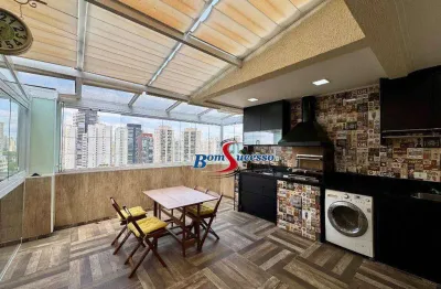 Cobertura com 2 dormitórios à venda, 105 m² por r$ 999.000 - tatuapé - são paulo/sp