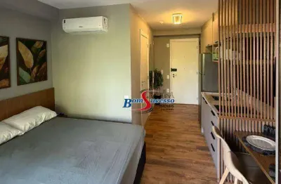 Studio com 1 dormitório para alugar, 25 m² por r$ 4.000/mês - vila mascote - são paulo/sp