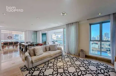 Apartamento com 4 dormitórios à venda, 335 m² por r$ 4.600.000 - jardim anália franco - são paulo/sp