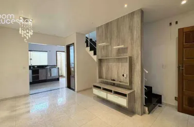 Sobrado com 3 dormitórios para alugar, 82 m² por R$ 3.002,10/mês - Chácara Mafalda - São Paulo/SP