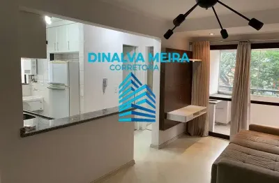Apartamento com 2 quartos à venda na avenida dos imarés, 317, indianópolis, são paulo, 55 m2 por r$ 3.800