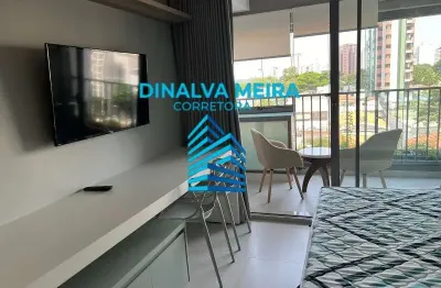 Apartamento com 1 quarto para alugar na avenida dos eucaliptos, 815, indianópolis, são paulo, 30 m2 por r$ 3.700