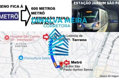 Terreno à venda na avenida leôncio de magalhães, 1648, jardim são paulo (zona norte), são paulo por r$ 1.300.000