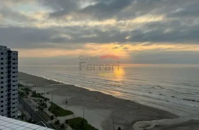Apartamento duplex praia grande frente para o mar 121 m² mobiliado