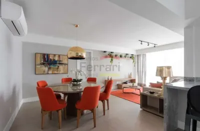 Apartamento 105m²   02 dormitórios  todo mobilado  -no jardins  - sp