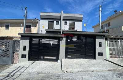 Sobrado novo na parada inglesa, próximo ao metrô, 3 suítes, 5 vagas, quintal, jardim salão,