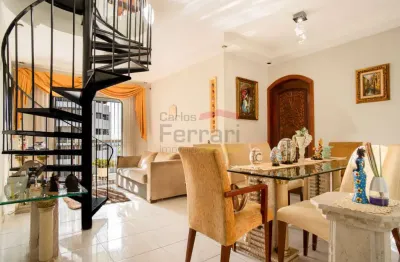 Apartamento cobertura à venda no jardim são paulo, 4 quartos, 1 suiíte, 3 vagas