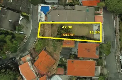 Terreno plano à venda com 544m², em localização privilegiada a 500m da av. braz leme!