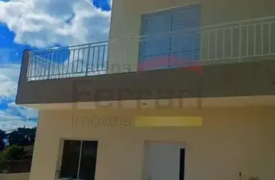 Sobrado novo em condominio fechado em jacarei, 2 dormitórios, 2 vagas