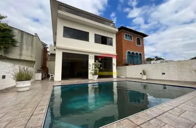 Casa térrea assobradada 464m² jardim são bento 4 suítes 6 vagas piscina churrasqueira salão de festa