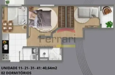 Apartamento 40m² perdizes 2 dormitórios sacada sem vaga salão de festa coworking fireplace playgroud
