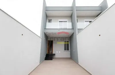 Sobrado novo com 3 suítes, espaço gourmet e 2 vagas - parada inglesa