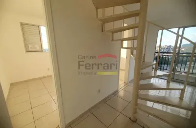 Cobertura duplex a venda, jaragua, 02 dormitórios, 01 vaga, varanda