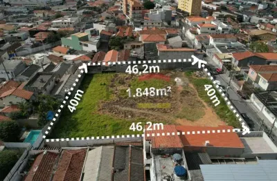 Terreno plano à venda com 1.848m² na vila mazzei - 40 metros de frente - estuda permuta