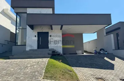 Casa térrea à venda com 3 suítes no figueira garden, em atibaia